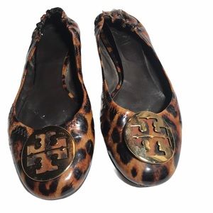 Tory Burch Leopard Print Flats 10.5